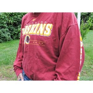 Long Sleeve Washington Redskins T-Shirt NFL Tees